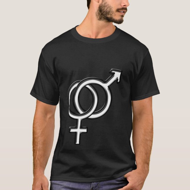 Symbol for Male and Female T-Shirt (Front)