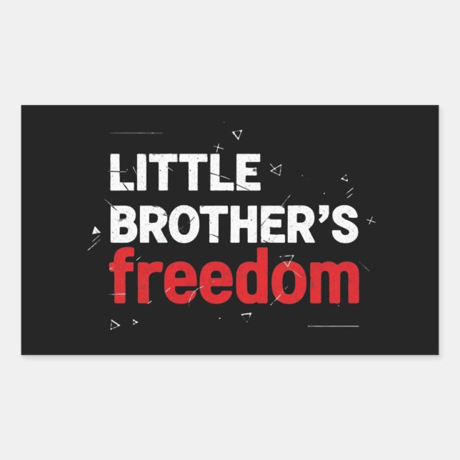 symbol Freedom Equality America flag red Rectangular Sticker (Front)