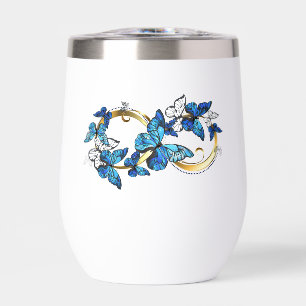 Symbol Infinity of Blue Morpho Butterflies