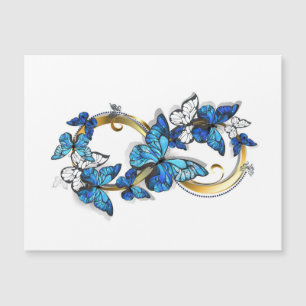 Symbol Infinity of Blue Morpho Butterflies