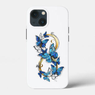 Symbol Infinity of Blue Morpho Butterflies iPhone 13 Mini Case