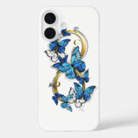 Symbol Infinity of Blue Morpho Butterflies