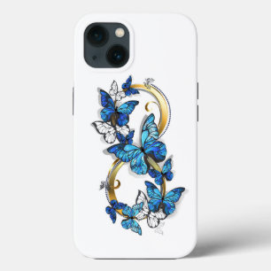 Symbol Infinity of Blue Morpho Butterflies iPhone 13 Case