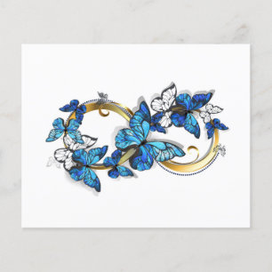 Symbol Infinity of Blue Morpho Butterflies Flyer