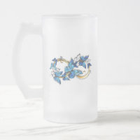 Symbol Infinity of Blue Morpho Butterflies