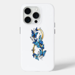 Symbol Infinity of Blue Morpho Butterflies iPhone 15 Pro Case