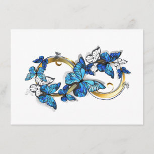Symbol Infinity of Blue Morpho Butterflies Menu