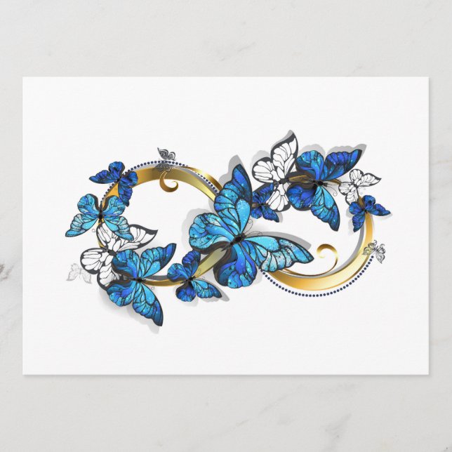 Symbol Infinity of Blue Morpho Butterflies Programme (Front)