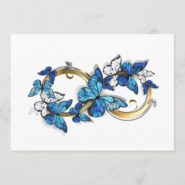 Symbol Infinity of Blue Morpho Butterflies Programme (Front)