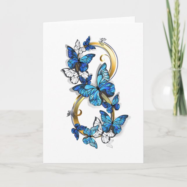 Symbol Infinity of Blue Morpho Butterflies Programme (Front)