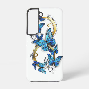 Symbol Infinity of Blue Morpho Butterflies Samsung Galaxy Case