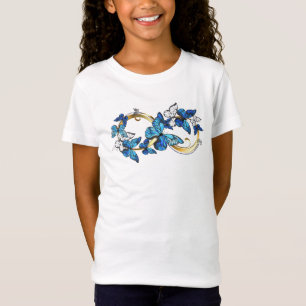 Symbol Infinity of Blue Morpho Butterflies T-Shirt
