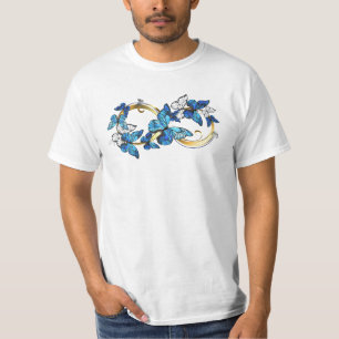 Symbol Infinity of Blue Morpho Butterflies T-Shirt