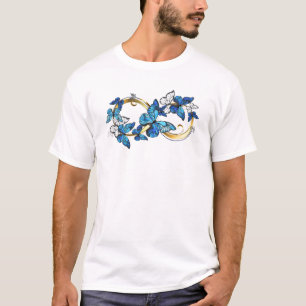 Symbol Infinity of Blue Morpho Butterflies T-Shirt