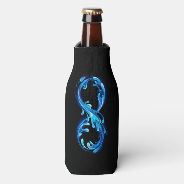 Symbol Infinity of Cold Clear Water Bottle Cooler (Bottle Front)