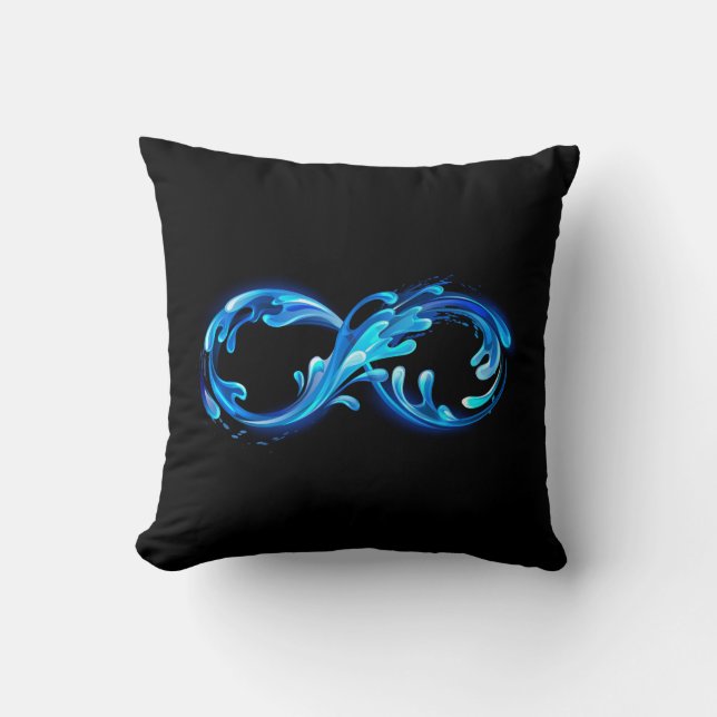 Symbol Infinity of Cold Clear Water Cushion (Front)