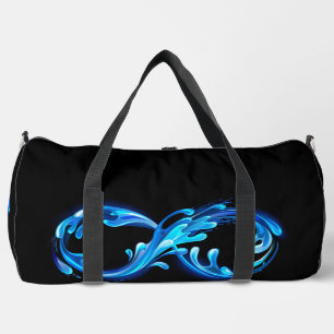Symbol Infinity of Cold Clear Water Duffle Bag