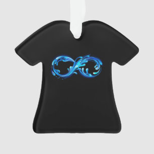 Symbol Infinity of Cold Clear Water Ornament