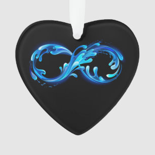 Symbol Infinity of Cold Clear Water Ornament