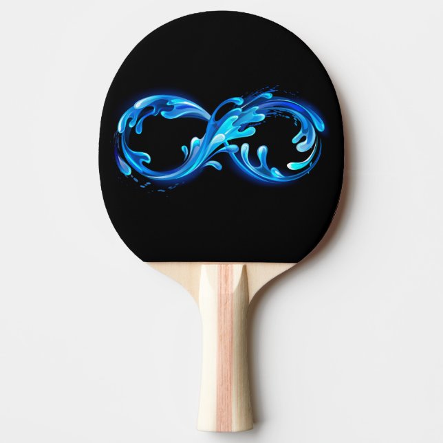 Symbol Infinity of Cold Clear Water Ping Pong Paddle (Front)