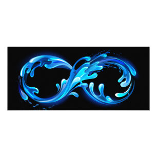Symbol Infinity of Cold Clear Water Rack Card