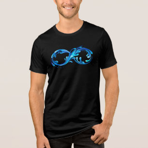 Symbol Infinity of Cold Clear Water Tri-Blend Shirt