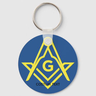 Symbol masonic key ring