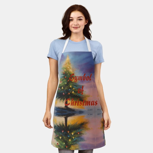 Symbol of Christmas Apron (Worn)