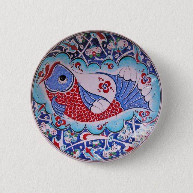 Symbol of Fortune / Tile art 6 Cm Round Badge (Front)