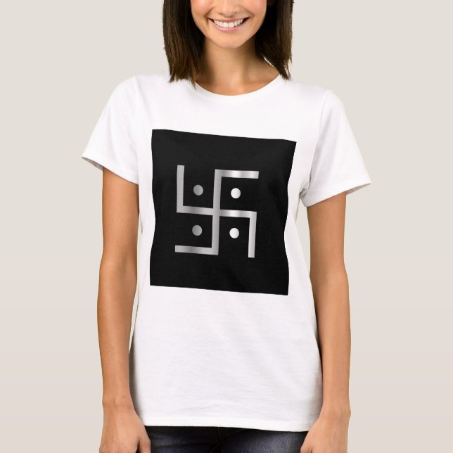 Symbol of Hinduism Swastika T-Shirt (Front)
