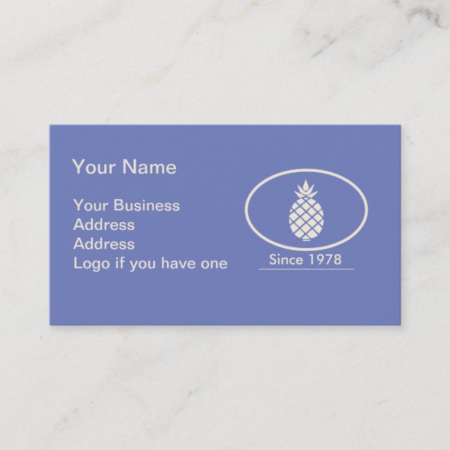 Symbol of Hospitality Business Card (Front)