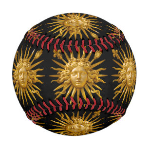 Symbol of Louis XIV the Sun King Baseball
