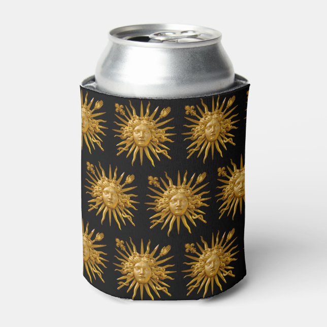 Symbol of Louis XIV the Sun King Can Cooler (Can Front)