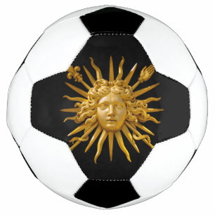 Symbol of Louis XIV the Sun King Football