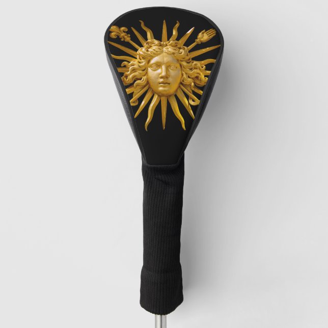 Symbol of Louis XIV the Sun King Golf Head Cover (Front)