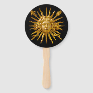 Symbol of Louis XIV the Sun King Hand Fan