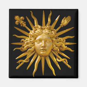 Symbol of Louis XIV the Sun King Magnet