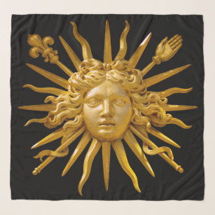 Symbol of Louis XIV the Sun King Scarf