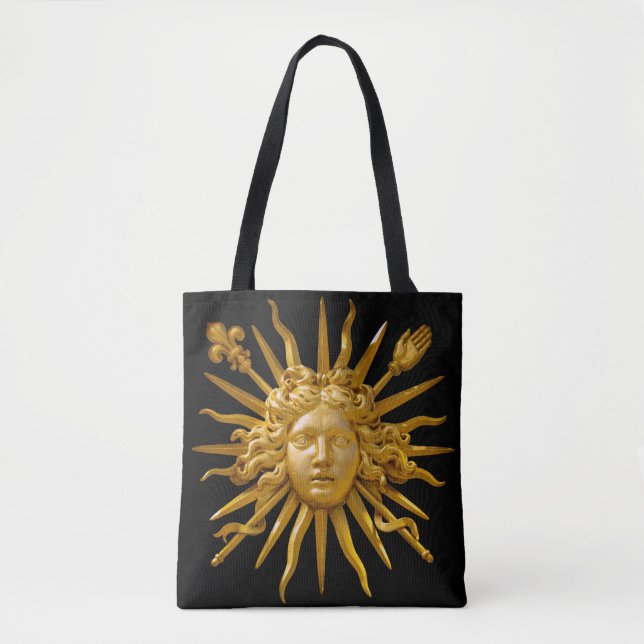 Symbol of Louis XIV the Sun King Tote Bag (Front)
