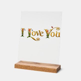 Symbol of Love_Custom Beautiful Acrylic Signs
