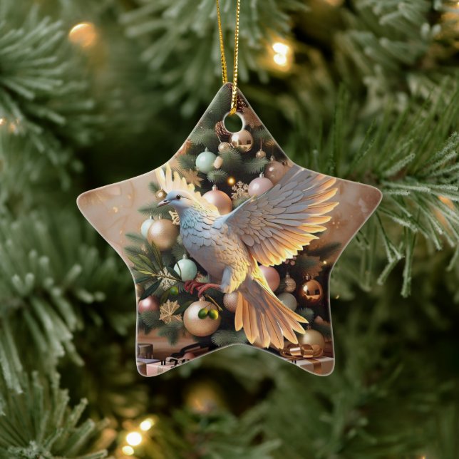 "Symbol of Peace" Ceramic Tree Decoration (Tree)