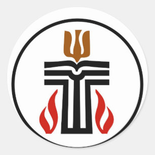Symbol of Presbyterian religion Classic Round Sticker