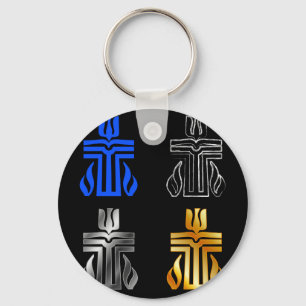 Symbol of Presbyterian religion Key Ring