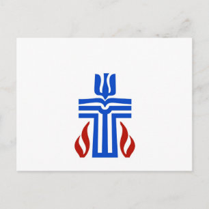 Symbol of Presbyterian religion Postcard