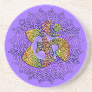 Symbol Universal OM / AUM - Ornament Coaster