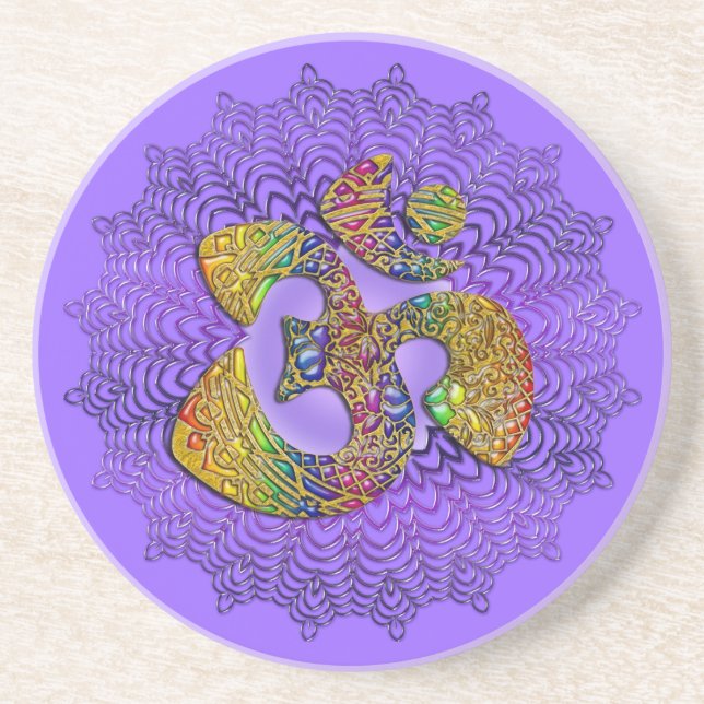 Symbol Universal OM / AUM - Ornament Coaster (Front)