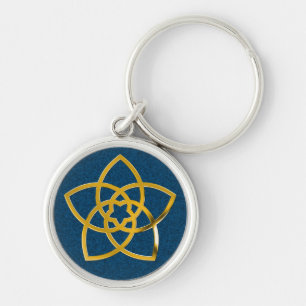 Symbol Venus Flower / GOLD Key Ring