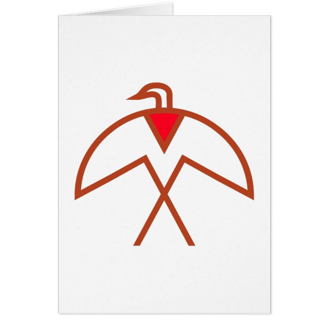 Symbol Vogel Indianer bird Native American (Front)