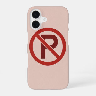Symbole d'Interdiction de Stationner Vintage iPhone 16 Case