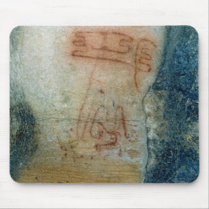 Symbolic figures (cave painting) mouse mat